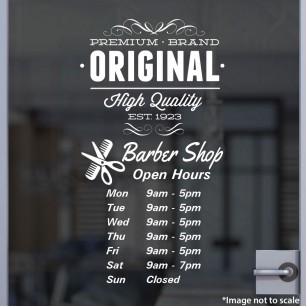 Open Hours With Logo Style 57